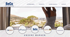 Desktop Screenshot of beco-gmbh.de